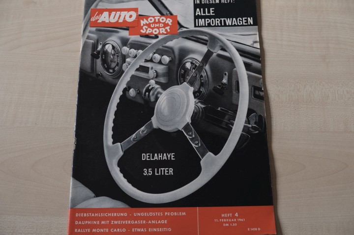 Deckblatt Auto Motor und Sport (04/1961)